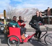 pedicab mountain town