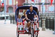 Universal Orlando boardwalk pedicab