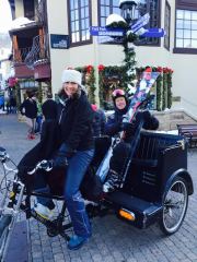 Vail Pedicab rides for pedestrians