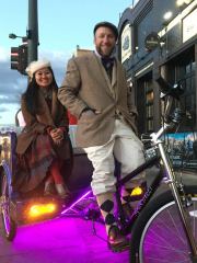 pedicab with passenger