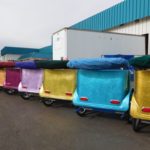 broadway sparkly pedicabs